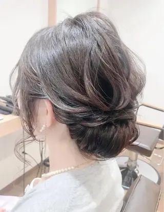 セミロング ヘアアレンジ GRANLUSSO 〜グランルッソ駅前店所属・木口 嘉美のヘアスタイル