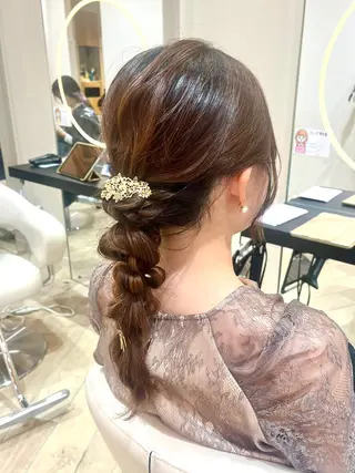 ヘアアレンジ 透明感カラー🫧/ アレンジ/ayanoのヘアスタイル