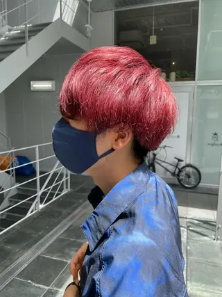 ショート 栄　mighty by H所属・不破一輝/栄/矢場町 ボブ/レイヤー/艶髪のヘアスタイル