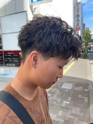 パーマ メンズ メンズ/艶髪/カラー サクラ🌸のヘアスタイル