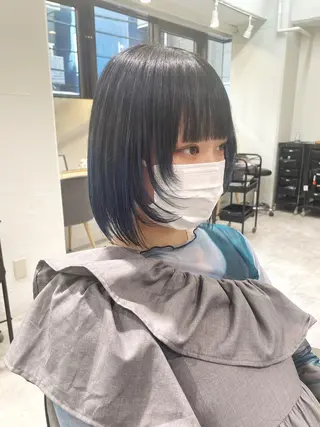 ショート カラー 田中大星 /ボブ 縮毛矯正のヘアスタイル