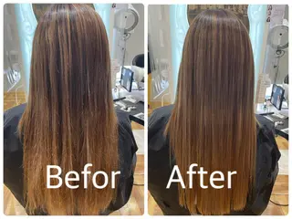 ロング パーマ 福森 みずきのヘアスタイル