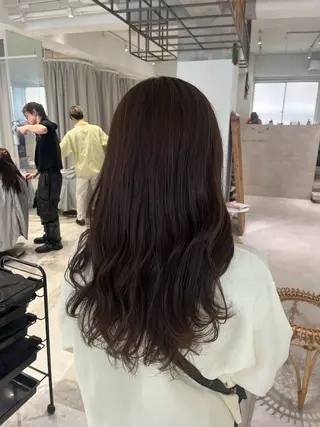 ミディアム 透明感color ˚✧₊amuのヘアスタイル