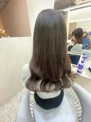 ロング カラー 新宿/韓国ヘア 中明度カラー/かやのヘアスタイル