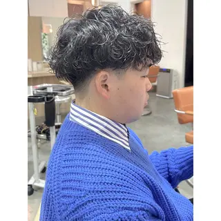 パーマ メンズ キヨ メンズカット/パーマのヘアスタイル