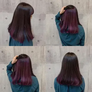 セミロング カラー いとう りょうたのヘアスタイル