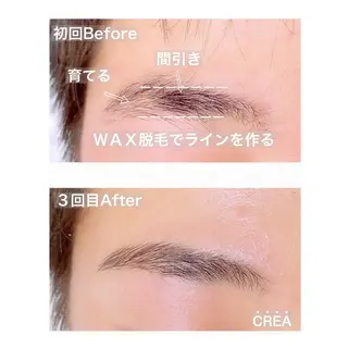 アイブロウ CREA noccoのマツエク・マツパデザイン
