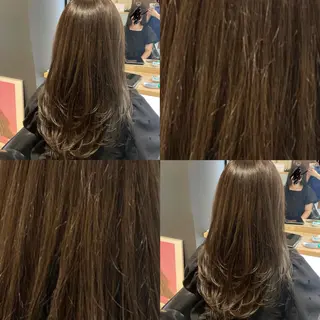 セミロング カラー ELLE&SALLY 石野のヘアスタイル