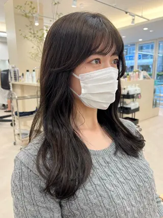 ロング カラー 💙31日限定 💙金井悠華💙のヘアスタイル