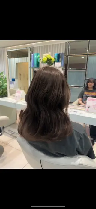 セミロング 曲がる縮毛/カルマパ ーマ/池袋/横村大全のヘアスタイル