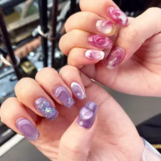 ネイル To Me Nail所属・🩵 mei🩵のネイルデザイン