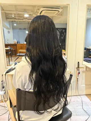 ロング カラー メンズカット/パーマ 艶カラーTAIGA︎のヘアスタイル