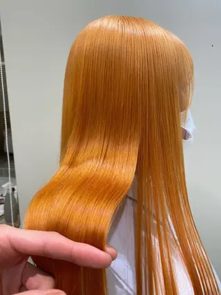 ロング カラー ダブルカラー ブリーチ/kaitoのヘアスタイル