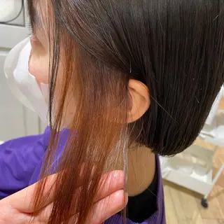 ショート カラー メンズ キッズ ✂︎ショート、ボブ、 レイヤー🩵YUMIのヘアスタイル