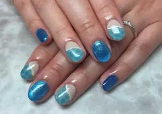 ネイル ネイルリボン 石田のネイルデザイン