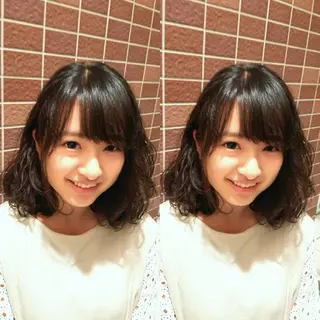 ミディアム パーマ grow上野御徒町【グロウ】所属・ブリーチ・ハイトーン 特化🎉内山のヘアスタイル