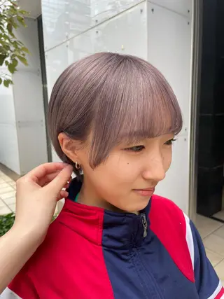 ショート BELO 大阪店所属・BELO OSAKA カエデのヘアスタイル