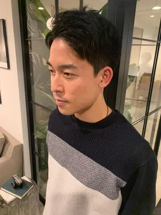 ショート メンズ ピンクベージュ/新潟 万代/高橋桃葉🍑のヘアスタイル