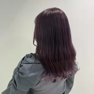 セミロング カラー I'S.横浜所属・赤み消しカラー 🍀JUNKIのヘアスタイル