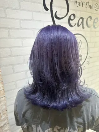 セミロング カラー hair studio Peace所属・浅野 真惟のマツエク・マツパデザイン