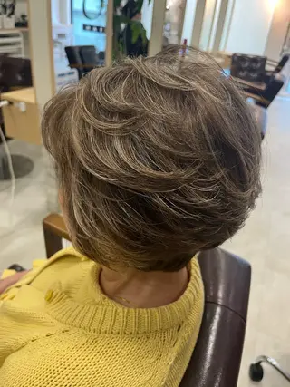 ショート カラー nica   hair所属・nicahair maiのヘアスタイル