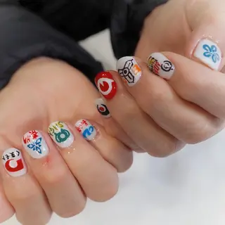 ネイル infinity skyのネイルデザイン