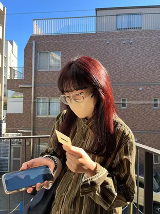 ロング カラー 暖色/パーマ 🌼クニトウメイのヘアスタイル