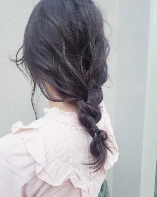 ヘアアレンジ 🙃 透明感カラー/ボブのヘアスタイル