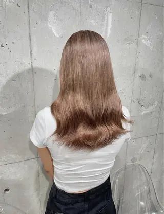 ロング カラー ベージュカラー💖 やすひろのヘアスタイル