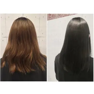 カラー 韓・中華美女ヘア 🇰🇷×🇨🇳のヘアスタイル