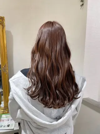 ロング カラー ヘアアレンジ 艶髪/髪質改善/ 松村きさらのヘアスタイル