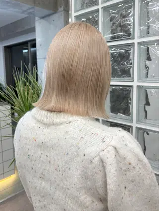 セミロング ボブカット 💎坪谷のヘアスタイル