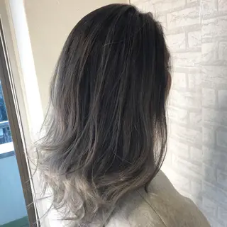 ミディアム カラー JILBLAN京都 ショート/ハイライトのヘアスタイル