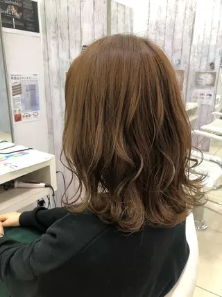 セミロング カラー 🤎ベージュカラー/ 髪質改善/山岸🤎のヘアスタイル