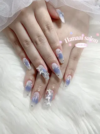 セミロング Hanaai Salon新大久保店のネイルデザイン