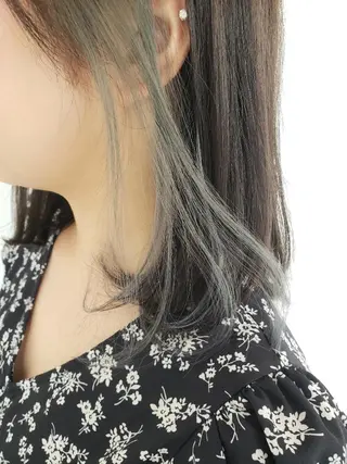 セミロング カラー ヘアアレンジ 成瀬 弘光のヘアスタイル