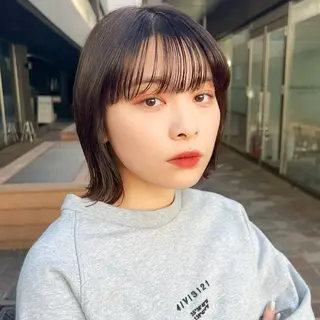 ショート カラー 🎧パーソナルケア/ 透明感カラー/ミユのヘアスタイル