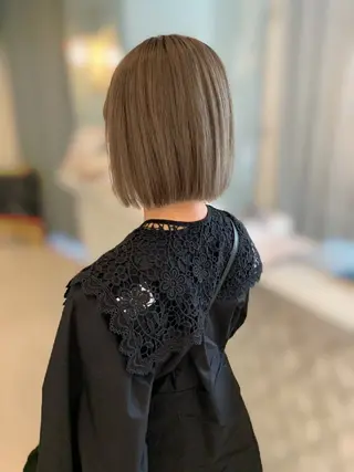 セミロング カラー ヘアアレンジ illmu所属・中野 花菜のヘアスタイル