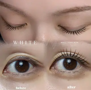 マツエク・マツパ WHITE所属・Luna WHITEのマツエク・マツパデザイン