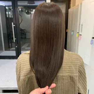 ロング カラー ヘアアレンジ ハイトーン/美髪矯正 🍃大江拓実のヘアスタイル