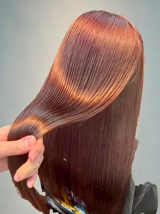 ロング カラー 《髪質改善 UN BLEACH》のヘアスタイル