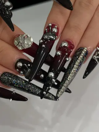 ネイル GO TODAY シェアサロン 渋谷Amiu店所属・渋谷ネイル🎀 y2k/海外ネイルのネイルデザイン