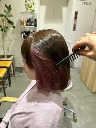 ミディアム カラー 森 和輝のヘアスタイル