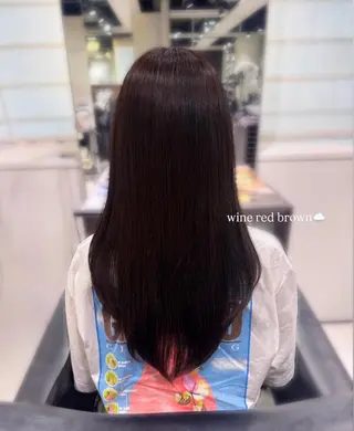 ロング つや髪ᰔᩚ暖色 カラーYui🩰のヘアスタイル