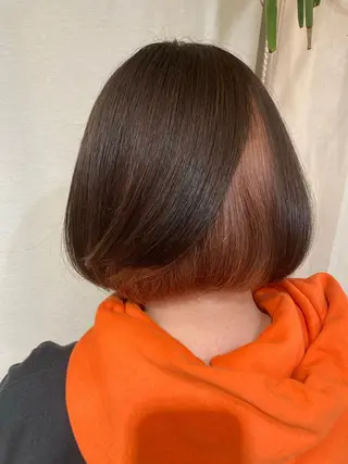 ショート カラー 髪質改善/透明感 カラー/内藤有須加のヘアスタイル