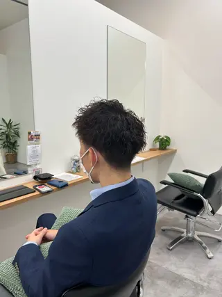 パーマ メンズ 齋藤 真帆のヘアスタイル