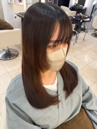 ミディアム 石垣廣乃 /Hironoのヘアスタイル