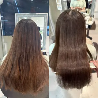 ロング 山崎結菜 🫧透明感カラーのヘアスタイル