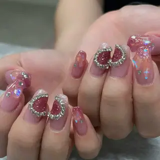 ネイル 【Zina京都駅前】 きぬがわ らむのネイルデザイン