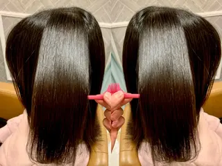 ミディアム レイヤー/韓国❣️ 髪質改善/e_kiのヘアスタイル